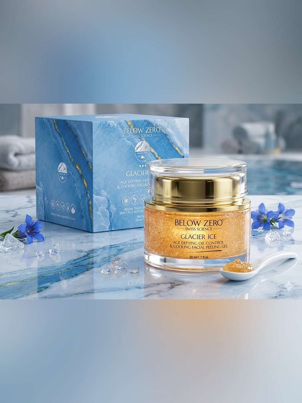 Below Zero Arctic Fresh Cooling Facial Peeling Gel ~ Retail $400